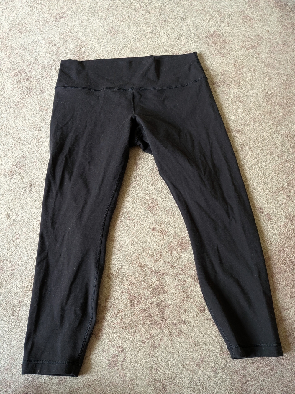 lululemon athletica Black High-Rise Leggings Cropped